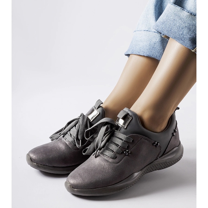 Zapatillas slip-on grises de Anatole 1