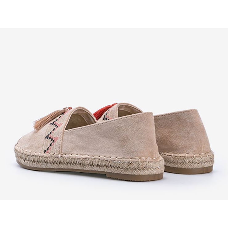 Alpargatas beige con flecos Alyana 2 Alpargatas beige con flecos Alyana 2