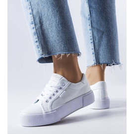 Lee Cooper LCW-22-31-0884L zapatillas blancas blanco 2