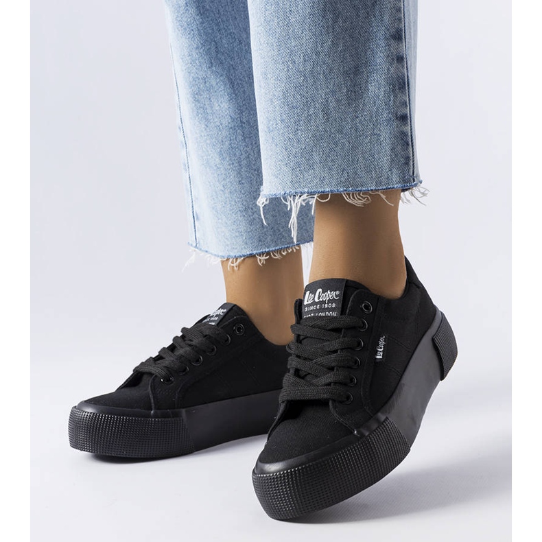 Lee Cooper LCW-22-31-0885L zapatillas negras negro 1