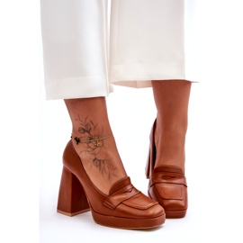 Sweet Shoes Zapatos De Tacón Alto Camel Alisa marrón 3