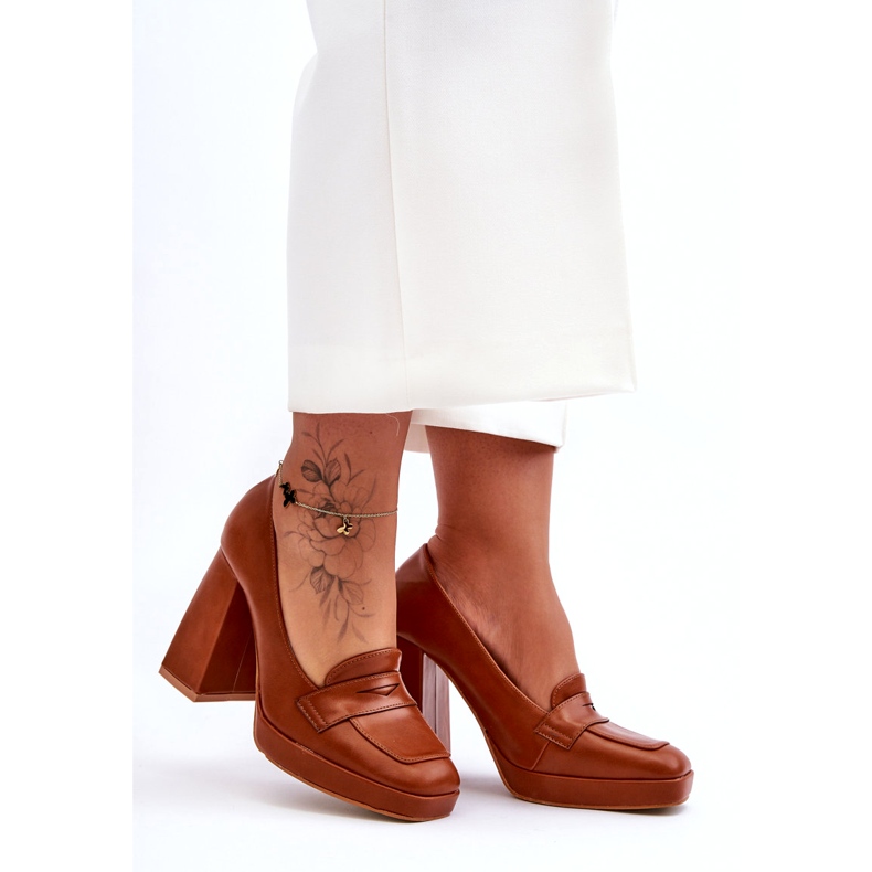 Sweet Shoes Zapatos De Tacón Alto Camel Alisa marrón 2