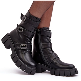 Botas Obrera Mujer Piel Negro S.Barski MR870-62 10