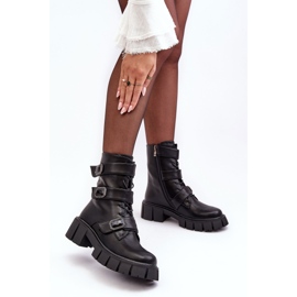 Botas Obrera Mujer Piel Negro S.Barski MR870-62 3