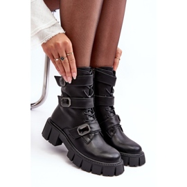 Botas Obrera Mujer Piel Negro S.Barski MR870-62 9