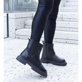 Botas de nieve Galvani con aislamiento negro 1 Botas de nieve Galvani con aislamiento negro 1