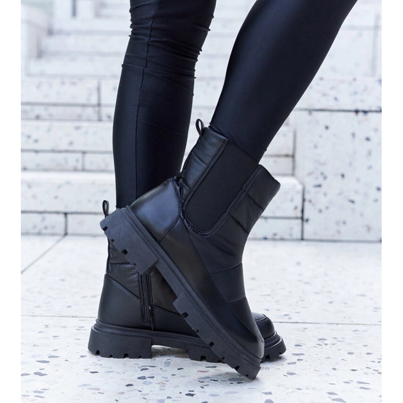 Botas de nieve Galvani con aislamiento negro 2 Botas de nieve Galvani con aislamiento negro 2
