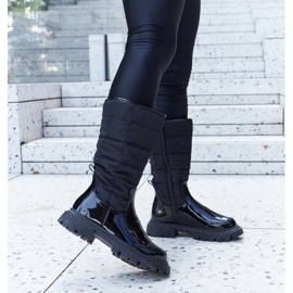 Botas de charol con aislamiento negras de Villafranca negro 1