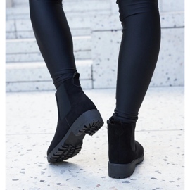 Botas Sabre de ante ecológico con aislamiento negro 2