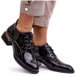 Vinceza Zapatos Mujer Charol Negro Banosa 9