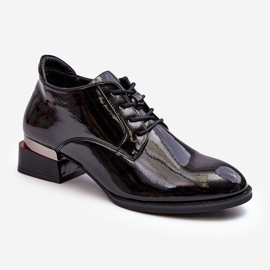 Vinceza Zapatos Mujer Charol Negro Banosa 1