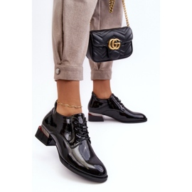 Vinceza Zapatos Mujer Charol Negro Banosa 6