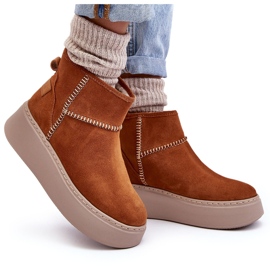 Botas de Nieve Mujer Ante Maciejka 06257-29 Marrón 9