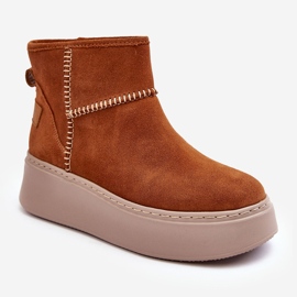 Botas de Nieve Mujer Ante Maciejka 06257-29 Marrón 4