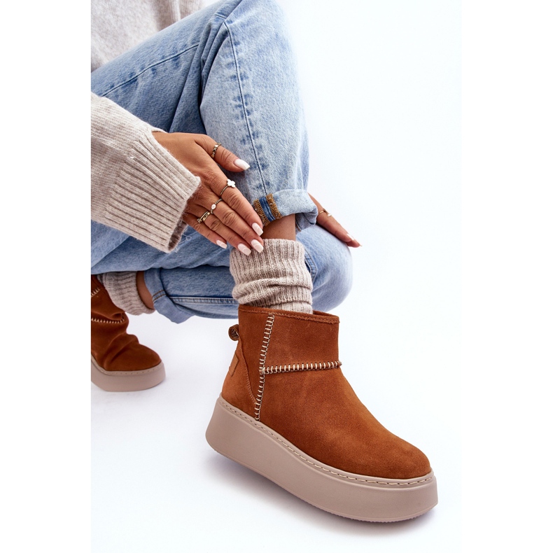 Botas de Nieve Mujer Ante Maciejka 06257-29 Marrón 2