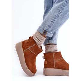 Botas de Nieve Mujer Ante Maciejka 06257-29 Marrón 7