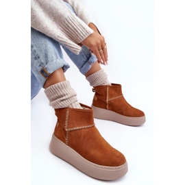 Botas de Nieve Mujer Ante Maciejka 06257-29 Marrón 3