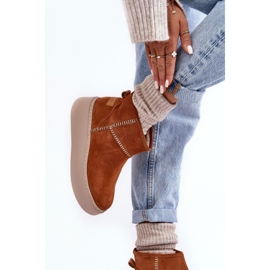 Botas de Nieve Mujer Ante Maciejka 06257-29 Marrón 8
