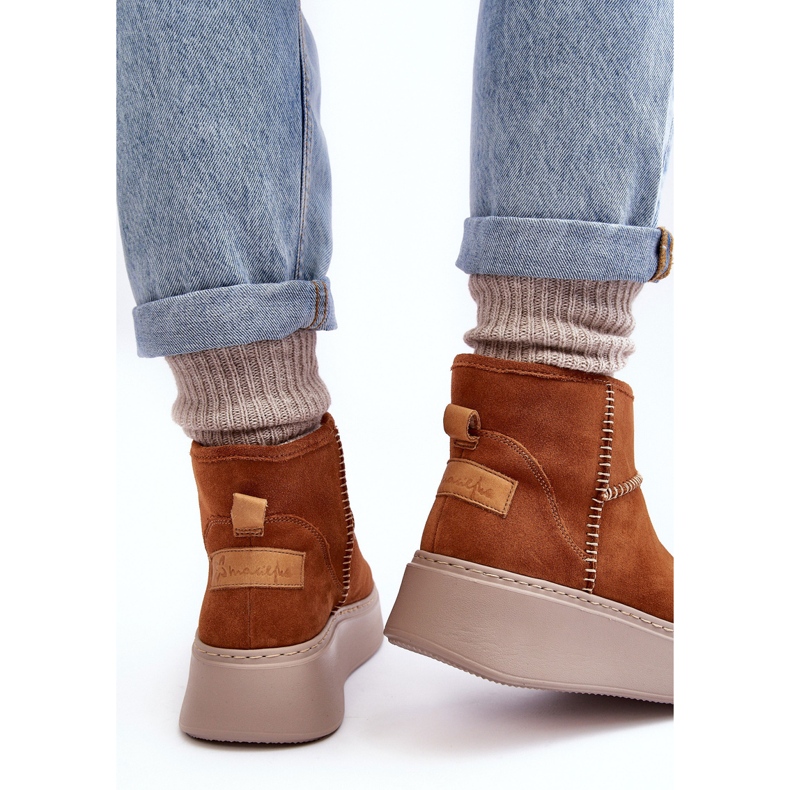 Botas de Nieve Mujer Ante Maciejka 06257-29 Marrón 1