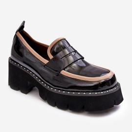 S.Barski Mocasines Mujer Piel D&amp;A MR870-32 Negro 4