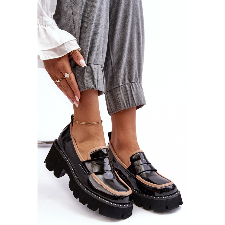 S.Barski Mocasines Mujer Piel D&amp;A MR870-32 Negro 1