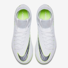 Zapatillas de fútbol Nike Hypervenom Phantom 3 Academy Df Fg Jr AH7287-107 blanco blanco 3