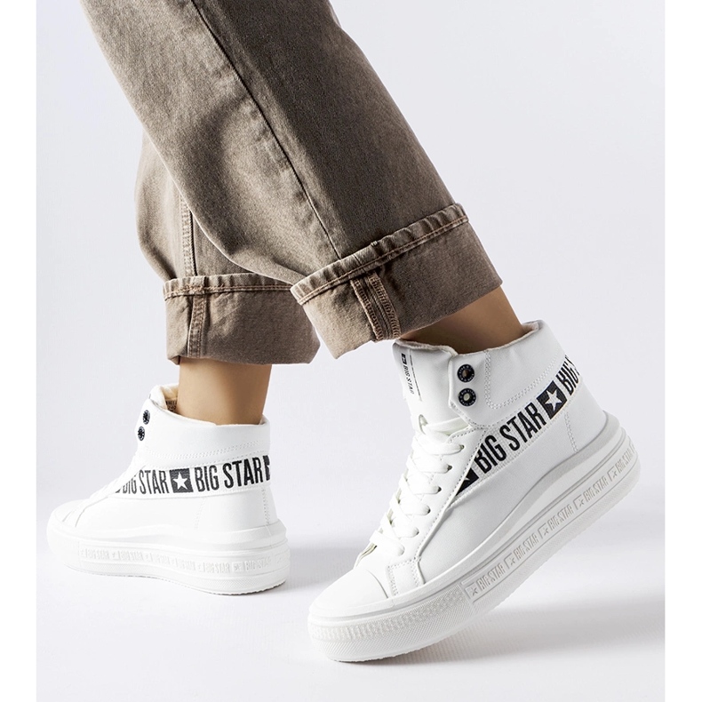 Zapatillas blancas con aislamiento Big Star MM274009 blanco 1