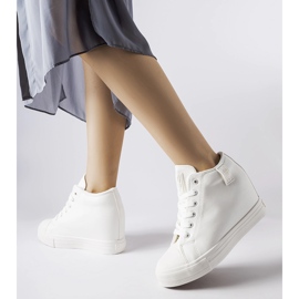 Zapatillas con cuña Big Star MM274002 blancas blanco 1