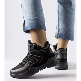 Zapatos trekking Big Star negros KK274218 2