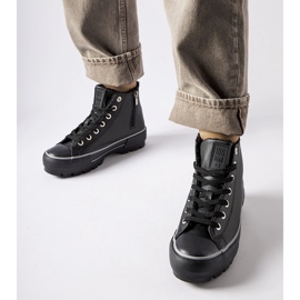 Zapatillas negras con aislamiento Big Star MM274039 negro 1