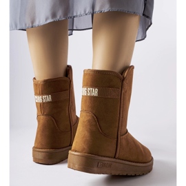 Botas de nieve marrones Big Star KK274616 marrón 2