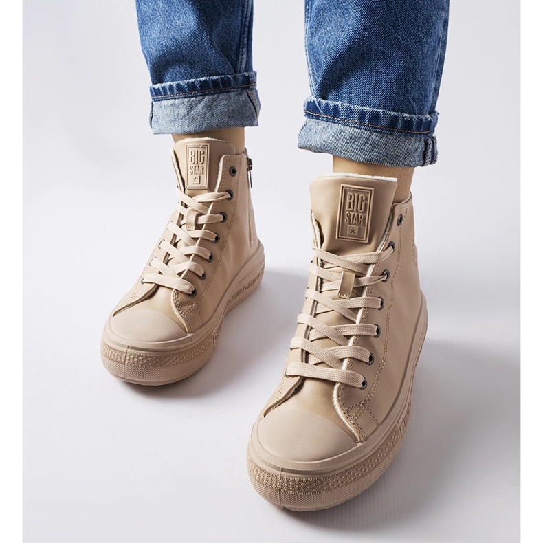 Deportivas beige con aislamiento Big Star MM274022 2