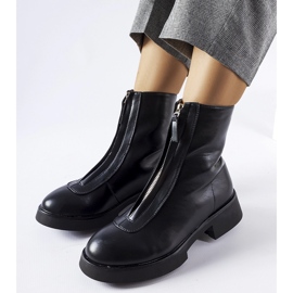 Botines aislantes negros con cremallera Baldo 1 Botines aislantes negros con cremallera Baldo 1