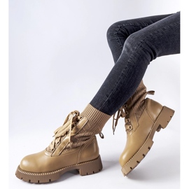 Botas calcetín beige de Portico 1