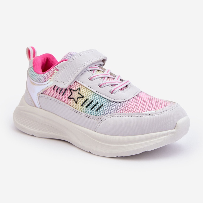 News Deportivas Niña Velcros Adriney Multicolor blanco 1