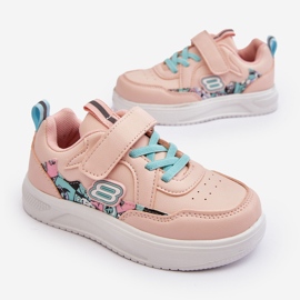 News Zapatillas Deportivas Infantiles Velcro Rosa Lucila rosado 2