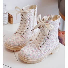 Botines infantiles aislantes con cremallera, Beige Dolida 3