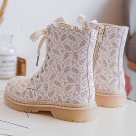 Botines infantiles aislantes con cremallera, Beige Dolida 5