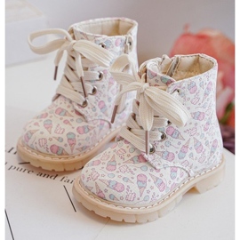 Botines infantiles aislantes con cremallera, Beige Dolida 8