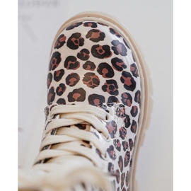 Botines infantiles aislantes con cremallera, Beige y marrón Dolida 10