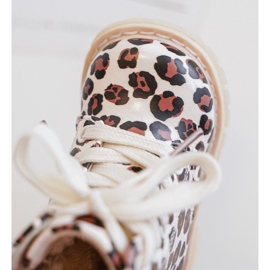 Botines infantiles aislantes con cremallera, Beige y marrón Dolida 12