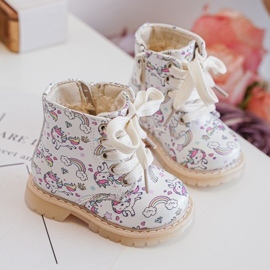 Botines infantiles aislantes con cremallera, Beige Dolida 3