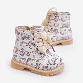 Botines infantiles aislantes con cremallera, Beige Dolida 1