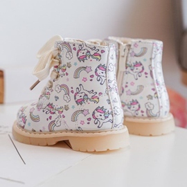 Botines infantiles aislantes con cremallera, Beige Dolida 4