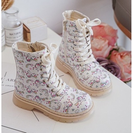 Botines infantiles aislantes con cremallera, Beige Dolida 8