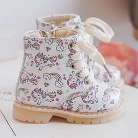Botines infantiles aislantes con cremallera, Beige Dolida 10