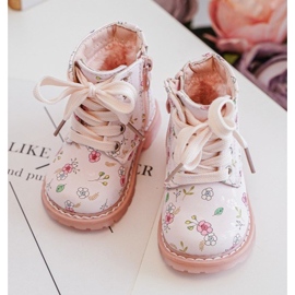Botines infantiles aislantes con cremallera, rosa Dolida rosado 7