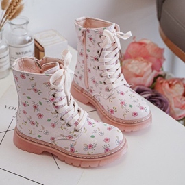 Botines infantiles aislantes con cremallera, rosa Dolida rosado 9