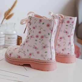 Botines infantiles aislantes con cremallera, rosa Dolida rosado 10