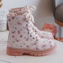 Botines infantiles aislantes con cremallera, rosa Dolida rosado 12